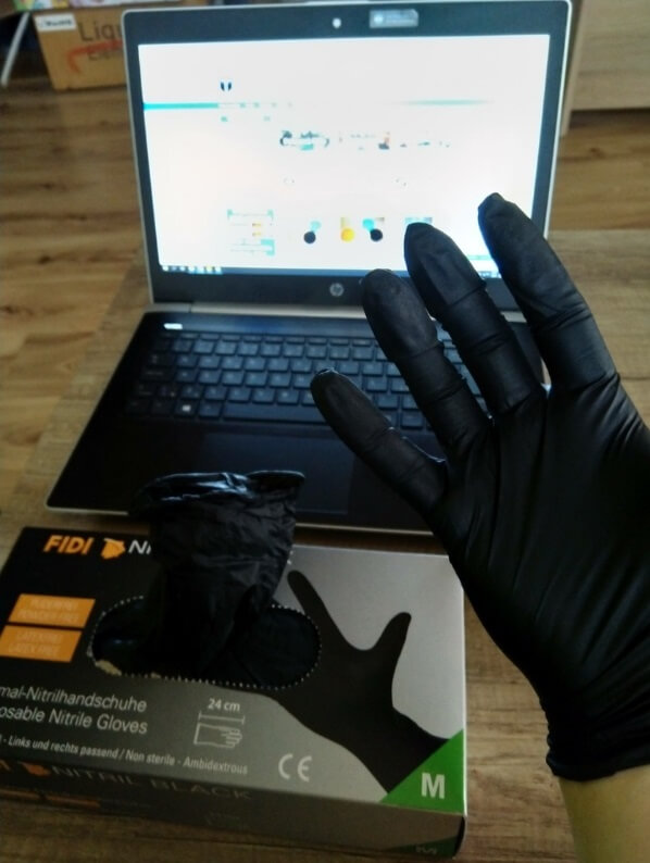 nitrilove rukavice