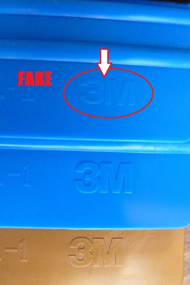 original 3m vs falzifikat fake 3m plastove stierky porovnanie - TaishiFolie