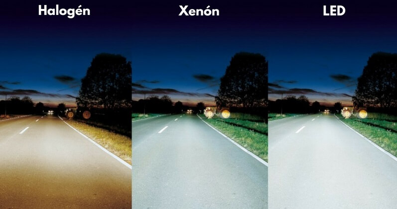 Porovnanie svietivosti halogenov, xenonov a LED