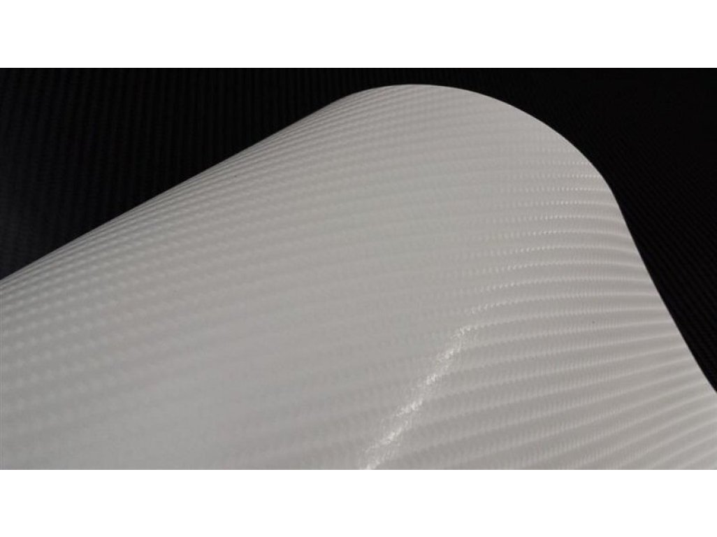 4d biely karbon detail vzoru TaishiFoeli