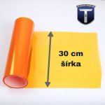 oranzova folia na svetla 30cm sirka Taishifolie