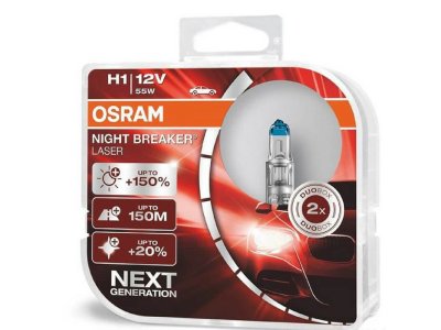 Sada 2ks H1 OSRAM Night Breaker Laser +150% Next Generation