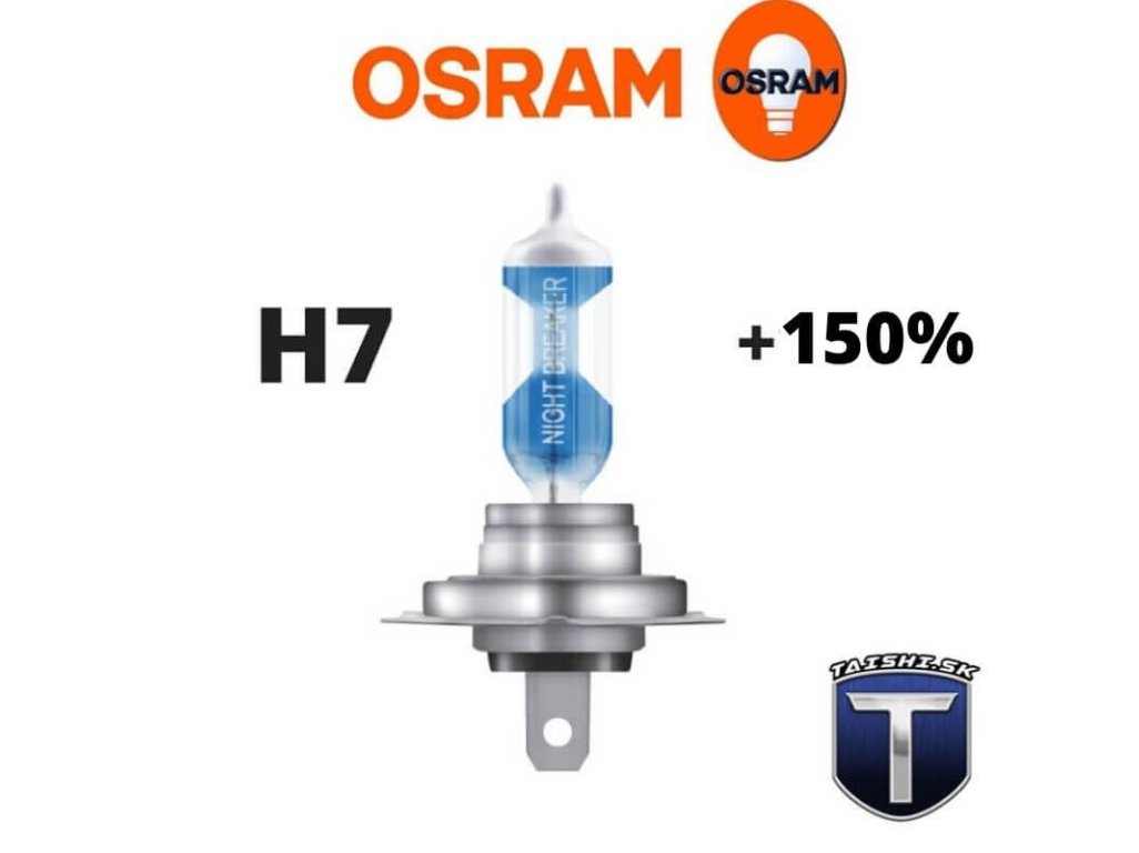 1 kus H7 OSRAM Night Breaker Laser +150%