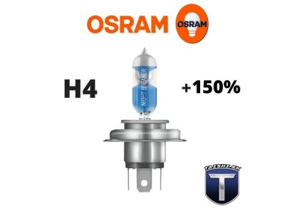 1 kus H4 OSRAM Night Breaker Laser +150%