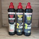 Leštiace pasty 400, 2500, 3800 Menzerna sada 3ks 250ml