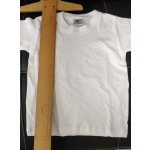 5ks biele potlačiteľné tričká pre deti 1-2 roky B&C