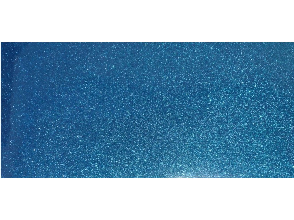 Trblietavá modrá nažehľovacia fólia 50cm Poli-flex Pearl Glitter