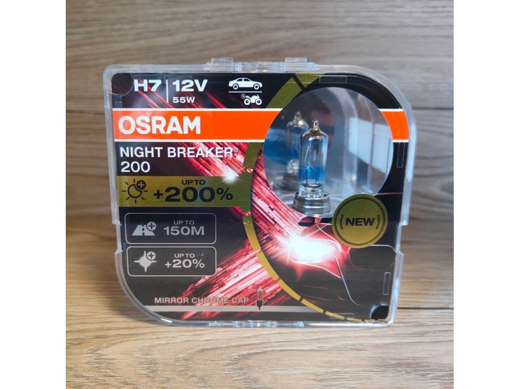 H7 OSRAM Night Breaker Laser +200% BOX 2ks