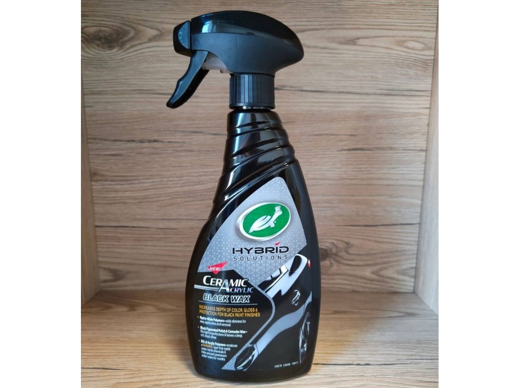 Keramický vosk na čierne laky 500ml Ceramic Acrylic Black Wax Turtle Wax