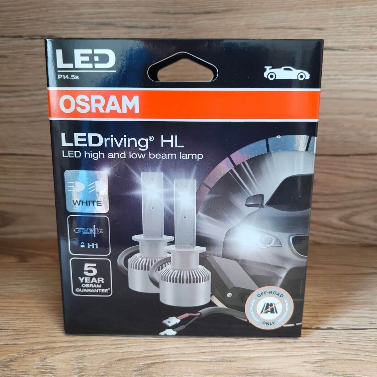 LED žiarovky H1 LEDriving HL LED 6000K 2ks OSRAM, TaishiFolie