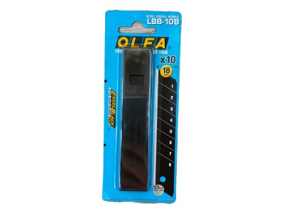 Čierne náhradné čepele 10ks pre OLFA nôže L-1 a NOL-1