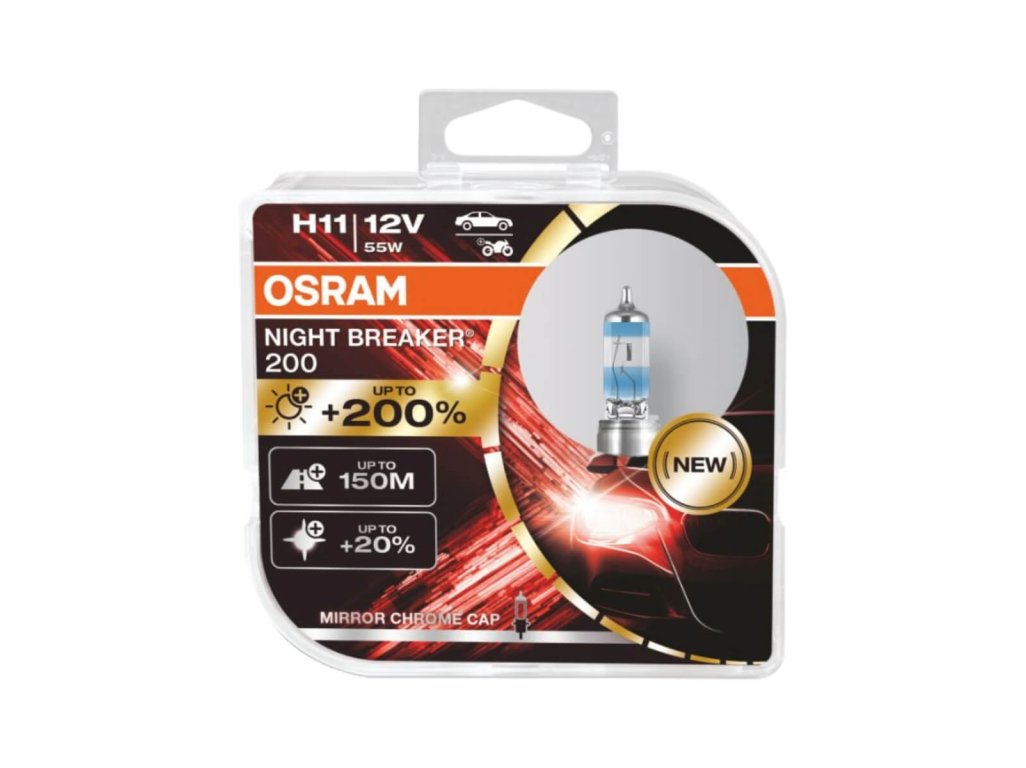 H11 OSRAM Night Breaker Laser +200% BOX 2ks