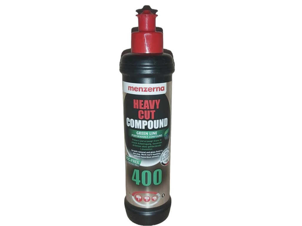 Silná brúsna pasta Menzerna Heavy Cut Compound 400 Green Line 250ml