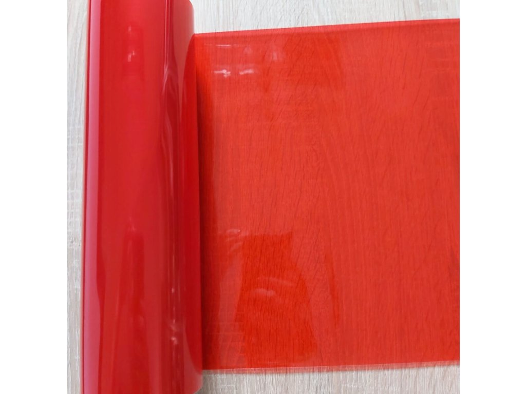 Červená fólia na svetlá 30cm OEM