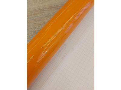 Oranžová 035 lesklá fólia Oracal 641 100x100cm
