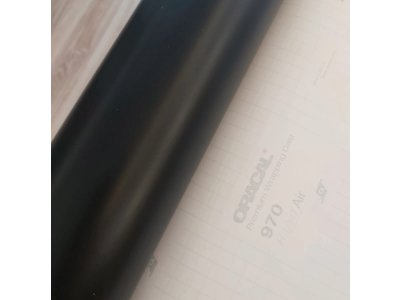 Čierna matná liata fólia Oracal 970RA Black Matt 070