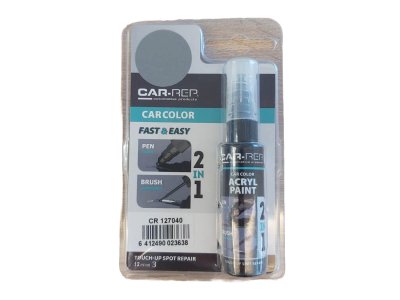 Svetlá strieborná farba na lak 127040 korekčné pero a štetec 12ml Touch-up Spot Repair CAR-REP