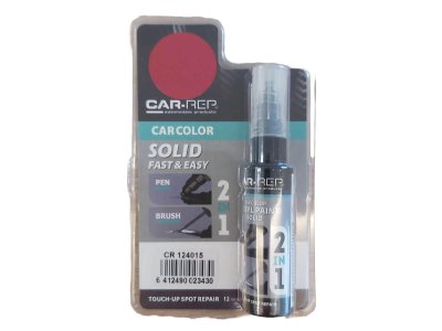Tmavo červená farba na lak 124015 korekčné pero a štetec 12ml Touch-up Spot Repair CAR-REP