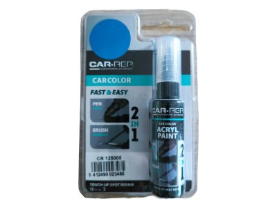 Modrá farba na lak 125005 korekčné pero a štetec 12ml Touch-up Spot Repair CAR-REP