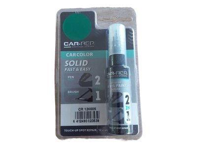 Zelená farba na lak 126005 korekčné pero a štetec 12ml Touch-up Spot Repair CAR-REP