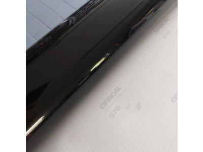 Čierna lesklá liata fólia 0.5x1.52m Oracal 970RA Glossy Black 070