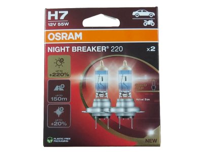 H7 OSRAM Night Breaker Laser +220% BOX 2ks