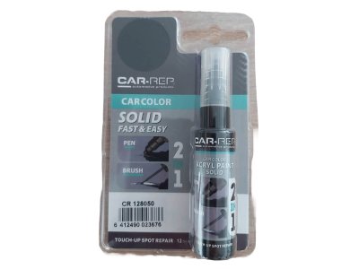 Čierna farba na lak 128050 korekčné pero a štetec 12ml Touch-up Spot Repair CAR-REP