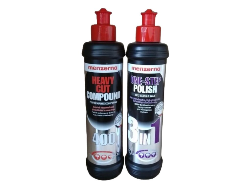 Leštiace pasty Menzerna 400 a One Step Polish 3in1 250ml