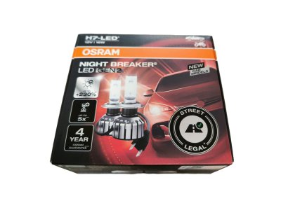 H7 Night Breaker LED +230% 64210DWNB 6000K 2ks OSRAM