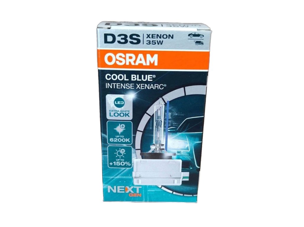Xenonová výbojka 1ks D3S 35W OSRAM Xenarc Cool Blue Intense NextGeneration 6200K +150%