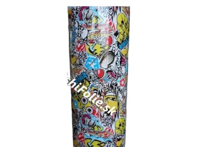 Sticker bomb fólia farebná lesklá OEM