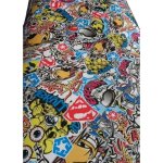 Sticker bomb fólia farebná lesklá OEM