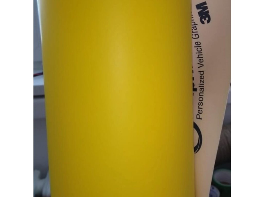 Žltá matná liata fólia 3M 2080 Matte Bright Yellow M15