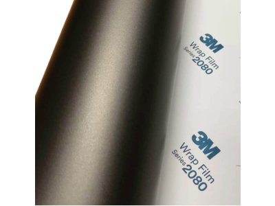 Sivá matná metalická 3M 2080 Matte Charcoal Metallic M211