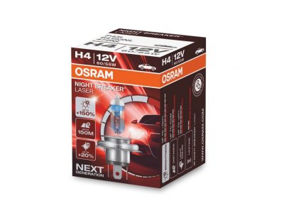 1 kus H4 OSRAM Night Breaker Laser +150%