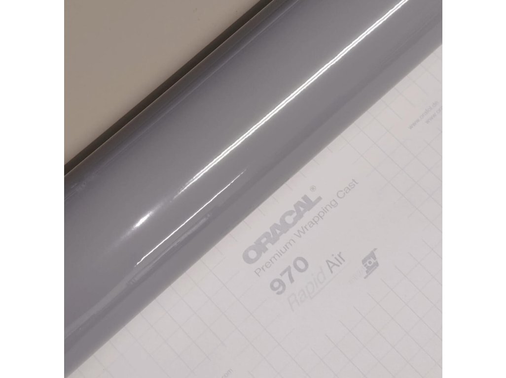Cementová sivá lesklá liata fólia Oracal 970RA Telegrey 076