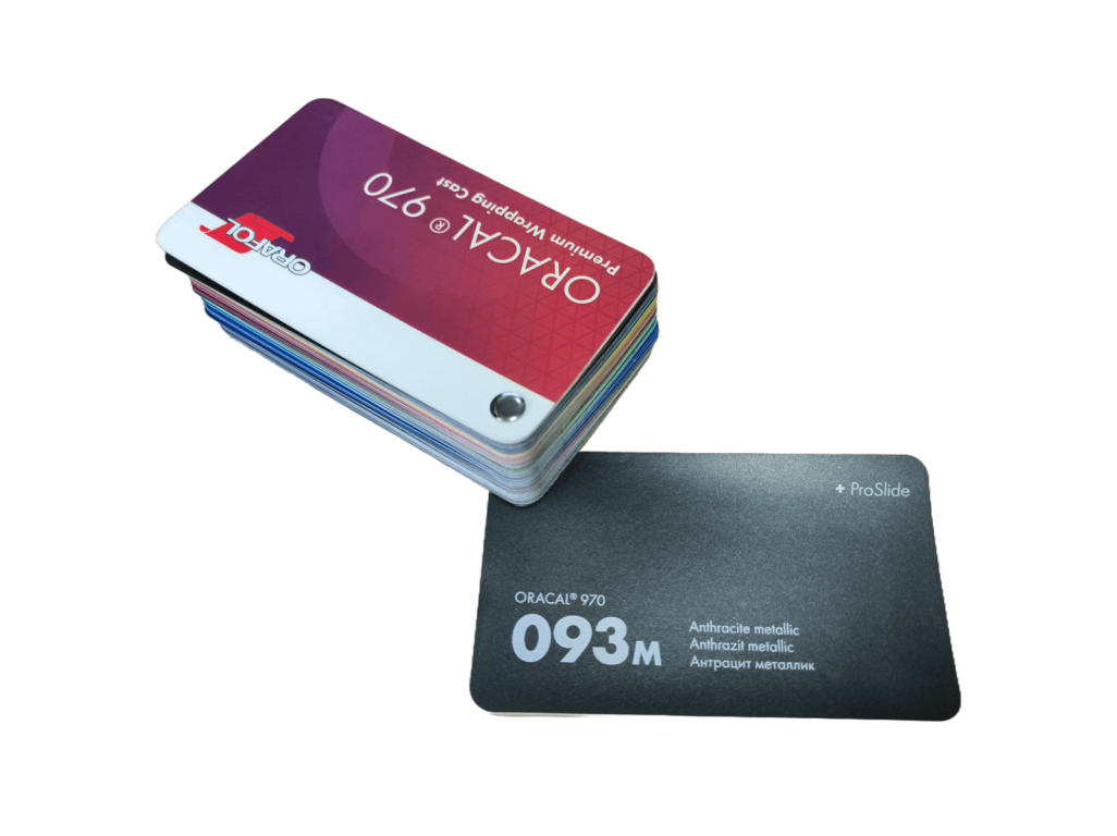 Antracitová sivá matná metalická liata fólia Oracal 970RA Anthracite Metallic 093M