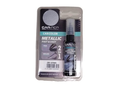 Svetlá strieborná farba na lak 127005 korekčné pero a štetec 12ml Touch-up Spot Repair CAR-REP