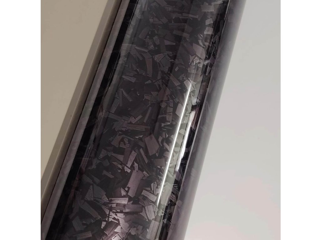Kovaná karbónová čierna super lesklá fólia Forged carbon TAISHI