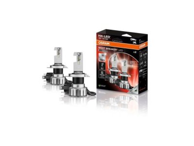 H4 Night Breaker LED +330% 64193DWNB 6000K 2ks OSRAM