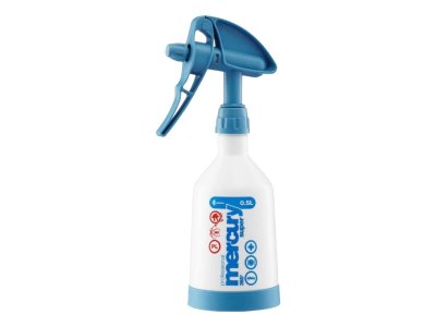 Ručný rozprašovač Mercury Super Pro+ 360° 0,5 l modrý KWAZAR