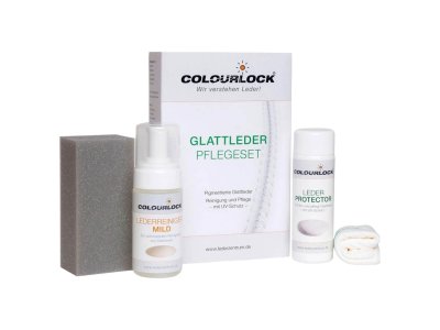 Sada na údržbu kože do 3 rokov Colourlock Smooth Leather Care Kit Mild Cleaner and Protector