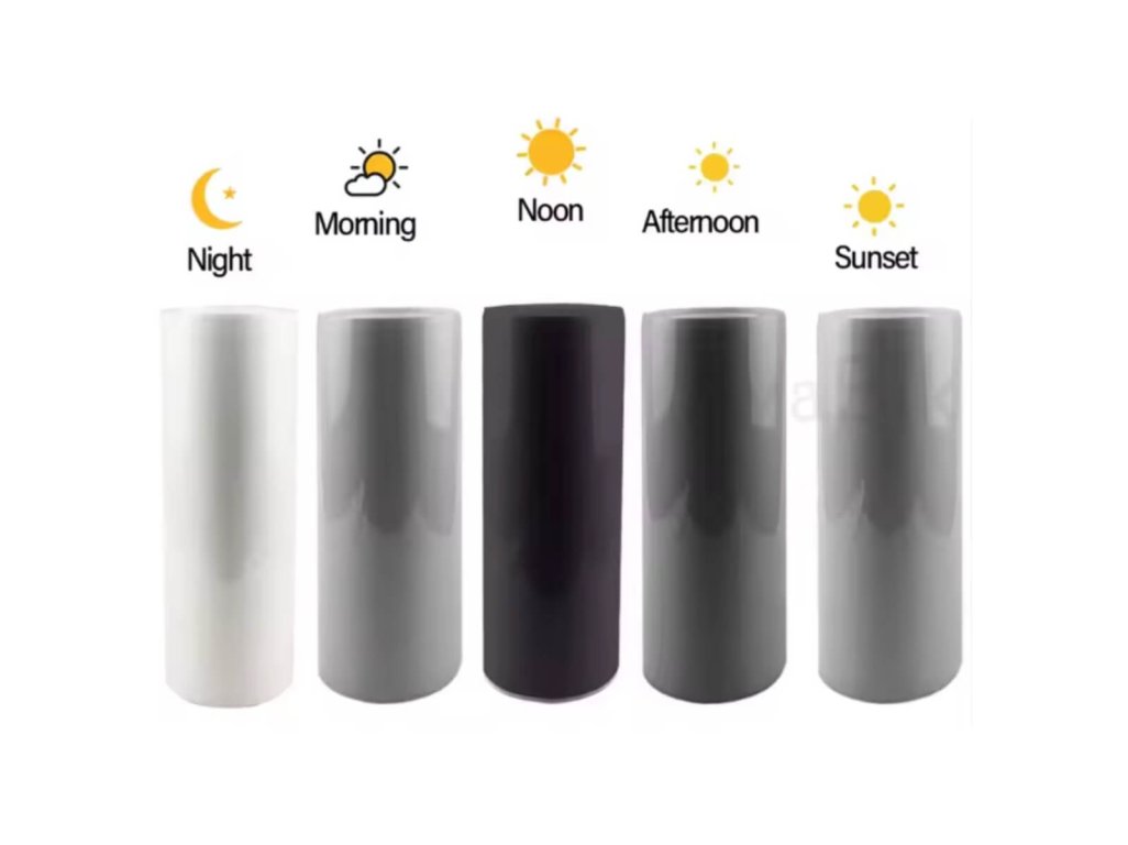 Samozatmavovacia fotochromatická polyuretánová fólia na svetlá 30cm Taishi