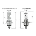 H4 Night Breaker Speed +450% LED 64193DWNBSP 450-2HB 6000K 2ks OSRAM
