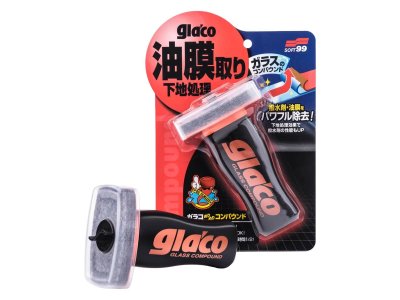 Leštenka na okná Glaco Glass Compound Roll On 100ml Soft99