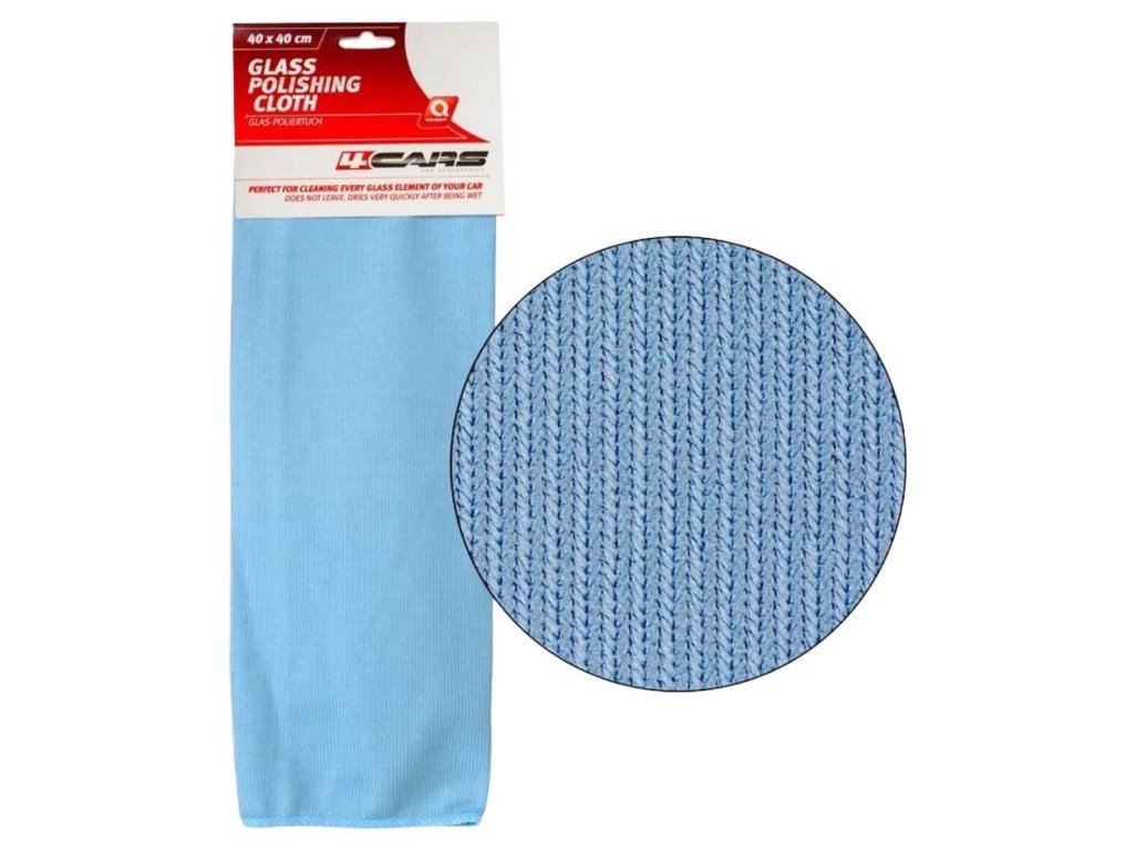 Mikrovláknová utierka na okná 40x40cm 4CARS